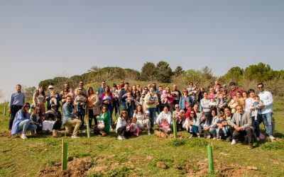 Recoletas Salud realiza una plantación de árboles autóctonos en el día del padre
