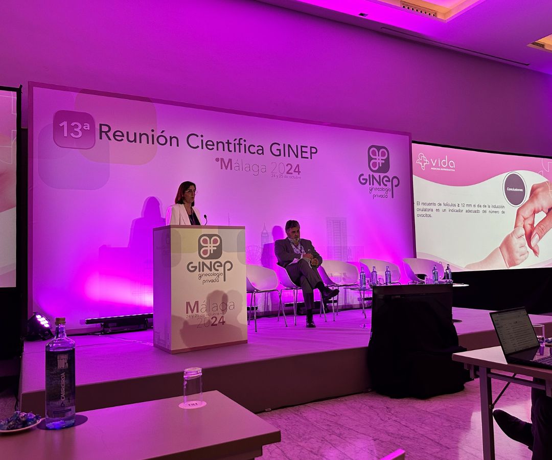 Vida en la 13ª Reunión Científica GINEP con nuestra investigación sobre pacientes con baja recuperación ovocitaria